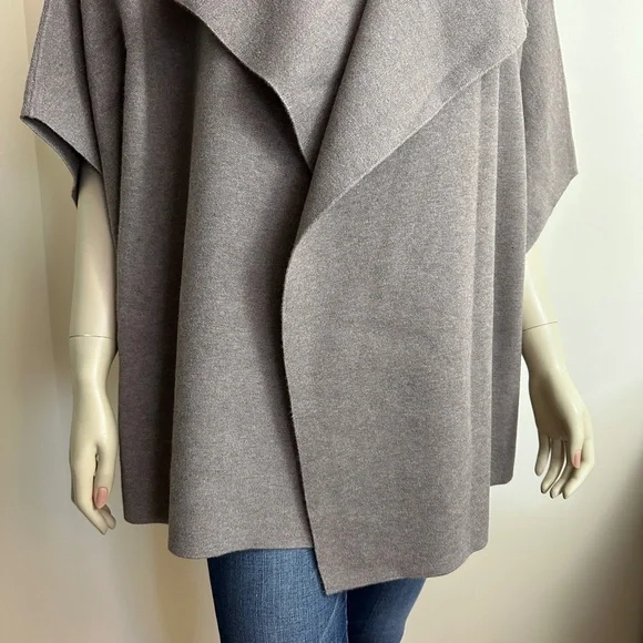 MASSIMO DUTTI taupe brown oversized cardigan - Picture 4 of 13